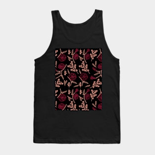 Flower Nature Pattern Tank Top